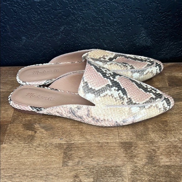Madewell Shoes - Madewell Women’s Snakeskin Patterned Mules Size 9.5